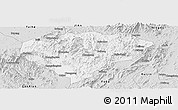 Silver Style Panoramic Map of Xingguo