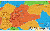 Political 3D Map of Xinyu