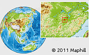 Physical Location Map of Xinyu
