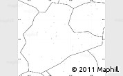 Blank Simple Map of Xinyu, no labels