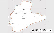 Classic Style Simple Map of Xinyu, cropped outside