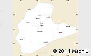 Classic Style Simple Map of Xinyu, single color outside