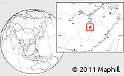 Blank Location Map of Yihuang