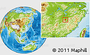Physical Location Map of Yihuang