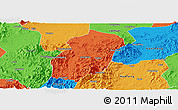 Political Panoramic Map of Yihuang