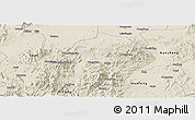 Shaded Relief Panoramic Map of Yihuang