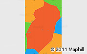 Political Simple Map of Yihuang