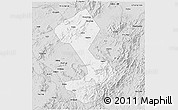 Silver Style 3D Map of Yongfeng