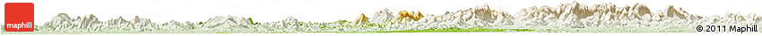 Physical Horizon Map of Yongfeng, lighten Physical Horizon Map of Yongfeng, lighten