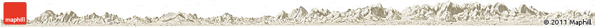 Shaded Relief Horizon Map of Yongfeng
