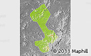 Physical Map of Yongfeng, desaturated