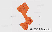 Political Map of Yongfeng, cropped outside