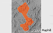 Political Map of Yongfeng, desaturated