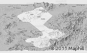 Gray Panoramic Map of Yongfeng