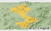 Savanna Style Panoramic Map of Yongfeng