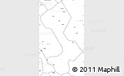 Blank Simple Map of Yongfeng