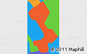 Political Simple Map of Yongfeng