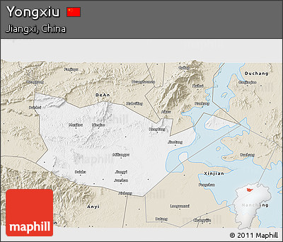 Classic Style 3D Map of Yongxiu