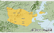Savanna Style 3D Map of Yongxiu