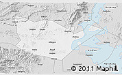 Silver Style 3D Map of Yongxiu