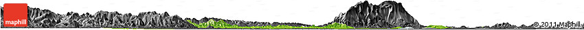 Physical Horizon Map of Yongxiu, darken, desaturated