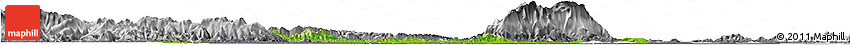 Physical Horizon Map of Yongxiu, desaturated