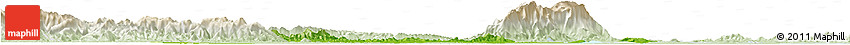 Physical Horizon Map of Yongxiu, lighten