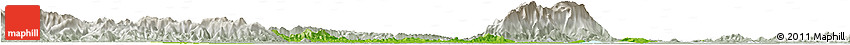 Physical Horizon Map of Yongxiu, lighten, semi-desaturated