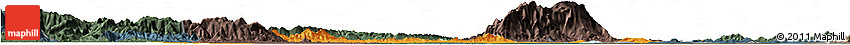 Political Horizon Map of Yongxiu, darken, semi-desaturated