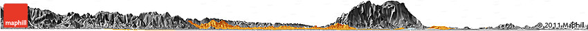Political Horizon Map of Yongxiu, desaturated