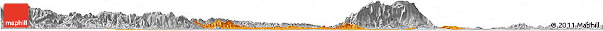 Political Horizon Map of Yongxiu, lighten, desaturated