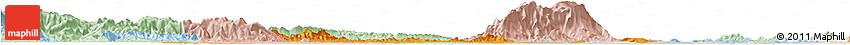 Political Horizon Map of Yongxiu, lighten