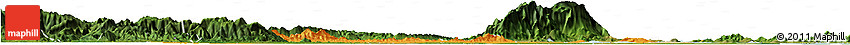 Political Horizon Map of Yongxiu, satellite outside