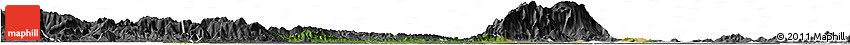 Satellite Horizon Map of Yongxiu, desaturated