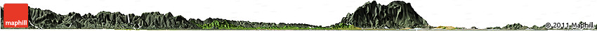 Satellite Horizon Map of Yongxiu, semi-desaturated