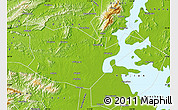 Physical Map of Yongxiu