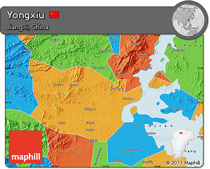 Political Map of Yongxiu