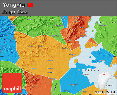 Political Map of Yongxiu