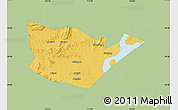 Savanna Style Map of Yongxiu, single color outside