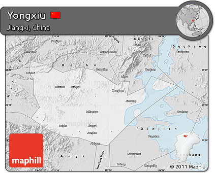 Silver Style Map of Yongxiu