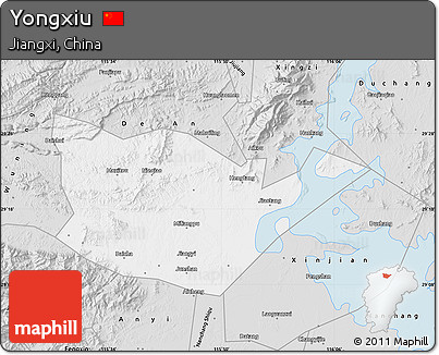 Silver Style Map of Yongxiu