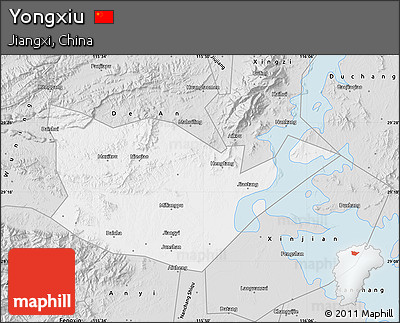 Silver Style Map of Yongxiu