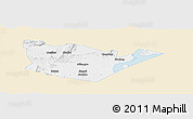 Classic Style Panoramic Map of Yongxiu, single color outside