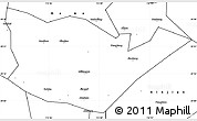 Blank Simple Map of Yongxiu