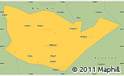 Savanna Style Simple Map of Yongxiu