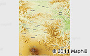 Physical 3D Map of Antu