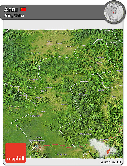 Satellite 3D Map of Antu