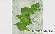 Satellite 3D Map of Antu, lighten