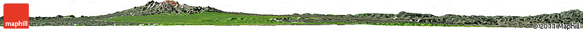 Satellite Horizon Map of Antu, semi-desaturated