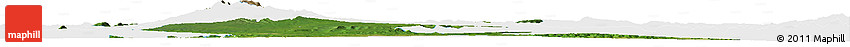 Satellite Horizon Map of Antu, single color outside